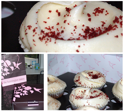 Hummingbird cupcakes