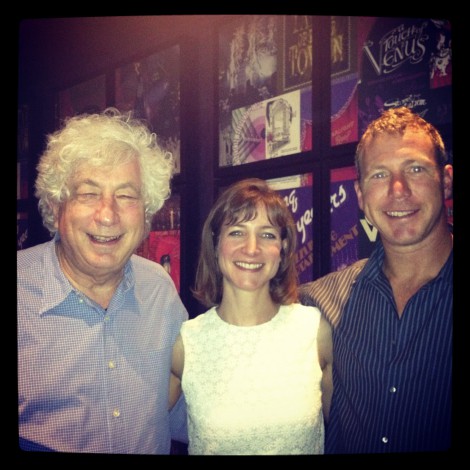 Keren's dad Avi, with Keren and her older brother Yariv