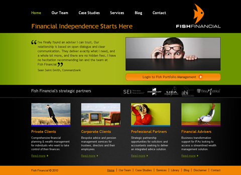 Fish Financial Website Fish Financial Website
