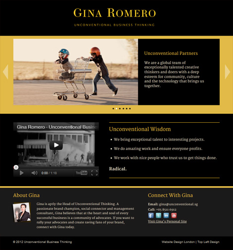 Gina Romero's website