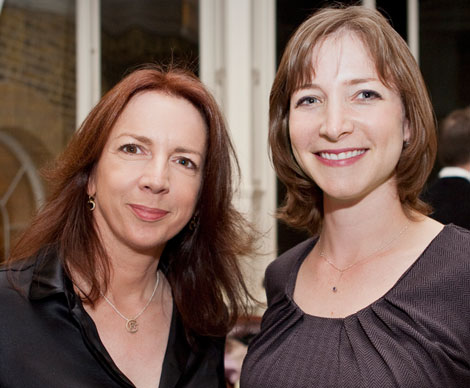 Keren and Rachel at The Oyster Club dinner Keren and Rachel at The Oyster Club dinner