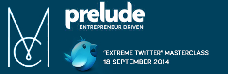 Along with Prelude Group, Keren Lerner is running a Twitter Masterclass called "Extreme Twitter" - see https://www.preludegroup.co.uk/events/twitter-for-business-masterclass/?month= 