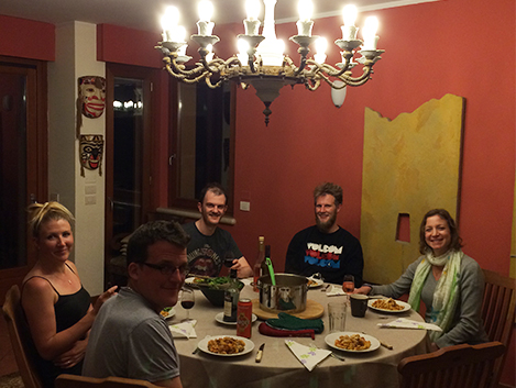 TLD in Lake Garda - dinnertime