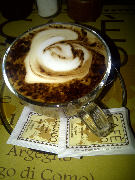 Cappuccino - or "Cappucci" as they are called Cappuccino - or "Cappucci" as they are called