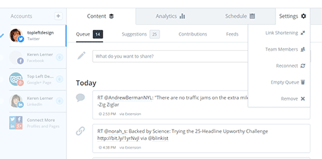 Shortening choice - which URL shortening device would you use with Buffer?