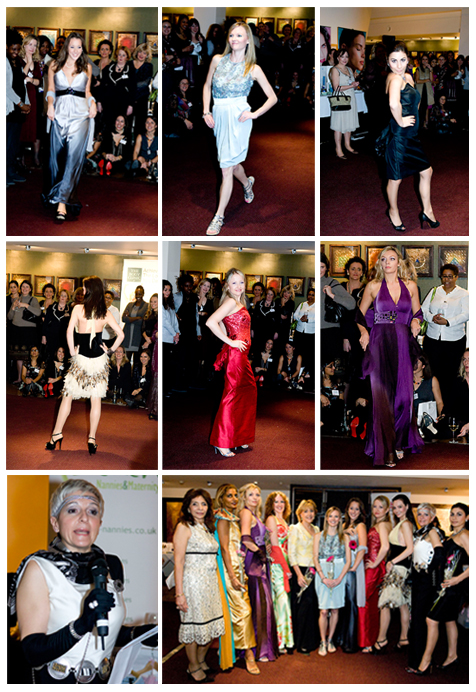 Modelling Montage with Nicoletta describing the dresses Modelling Montage with Nicoletta describing the dresses