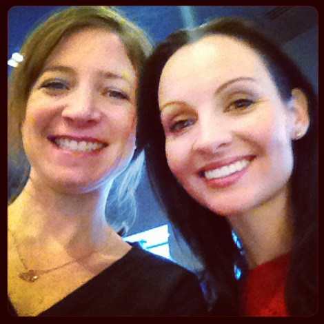 Me and Abbie - at "Pick a Bagel"