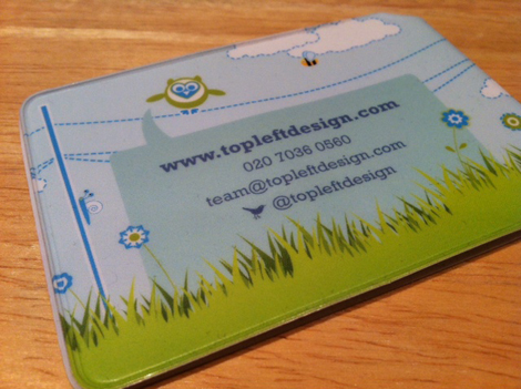 Top Left Design branded Oyster Card Holders