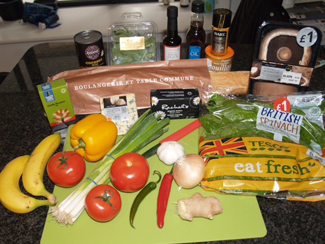 Make My Lunch ingredients