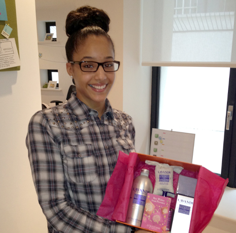 Myself and my lovely thank you present from Rosie!