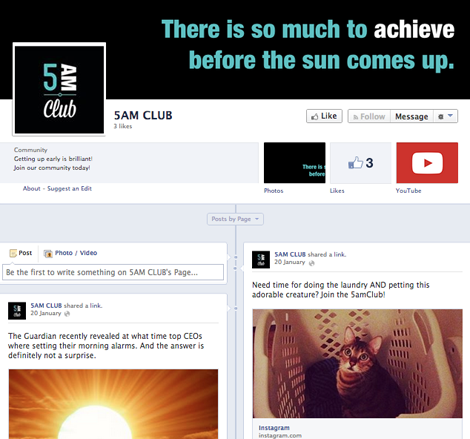 The 5am Club - Facebook page