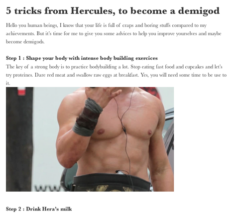 5 Tricks from Hercules - Tumblr