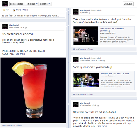 Mixological Posts - Facebook Page 