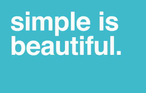 Simple is beautiful - when it comes to website design and choosing WordPress themes