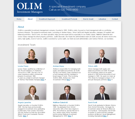 Olim team page Olim team page
