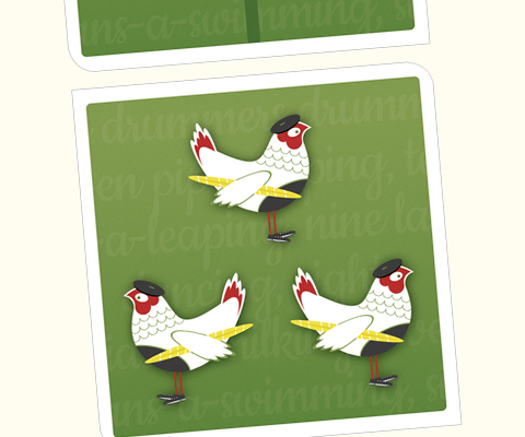 "12 Days of Christmas..." card design by Tina Webster "12 Days of Christmas..." card design by Tina Webster