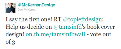 Tweet comment - Tamsin's book Tweet comment - Tamsin's book